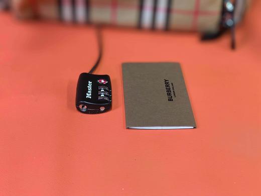 Burberry博柏利 格纹印花 织物 双肩包 女款 黄色 商品图4