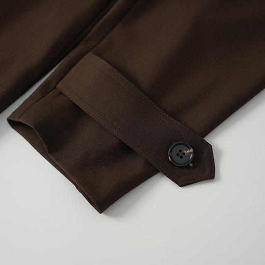 EITIE爱特爱复古收腰长款风衣伞型轮廓风衣8304004 商品图5