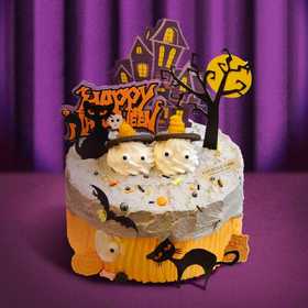 【胆小鬼城堡】万圣节幽灵双色蛋糕～