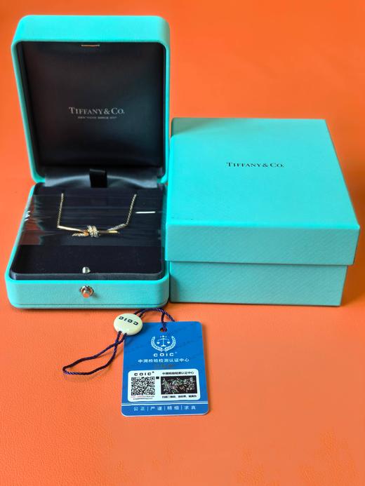 TIFFANY & CO.蒂芙尼 Knot 系列 原创欧美 玫瑰金 项链 商品图3