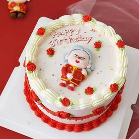 【祝寿模版】85-9叮当CAKE祝寿蛋糕-鲜果奶油蛋糕8