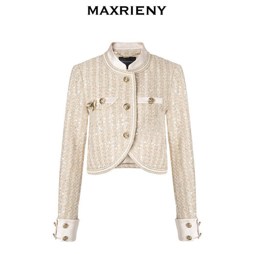 MAXRIENY新国风复古宫廷感千金小香风外套(货号:MC88JA012) 商品图4