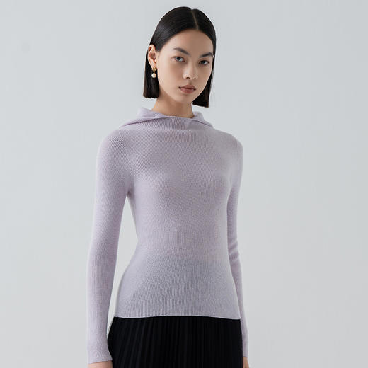 VogoPetite	全成型连帽针织衫100%山羊绒衫	BP131E1112 商品图0