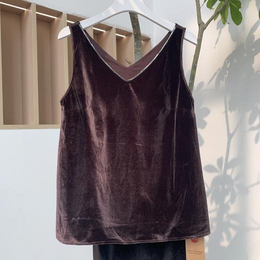 【抖音专属】丝绒背心（5281-两色） 商品图0