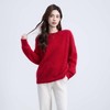 VogoPetite	拉绒长绒一体成型圆领100%山羊绒衫	BP141E1208 商品缩略图3