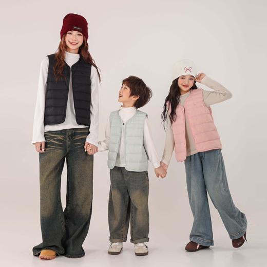 【儿童羽绒马甲】秋冬内搭外穿  90%白鸭绒 御寒保暖 多色萌趣 ！ 商品图6