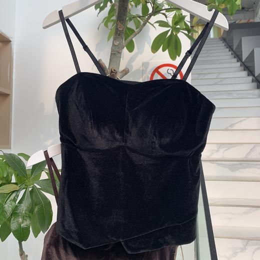 【抖音专属】丝绒吊带（4318-两色） 商品图0