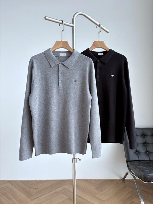 严选 | 迪奥同款 蜜蜂POLO领针织套头衫（同厂同面料） 商品图5