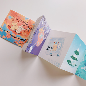 kox豪烁郎丨皮卡丘的四季-折页画册