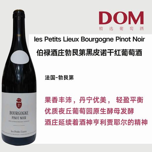 伯禄酒庄黑皮诺干红葡萄酒 Les Petits Lieux Bourgogne Pinot Noir 商品图0