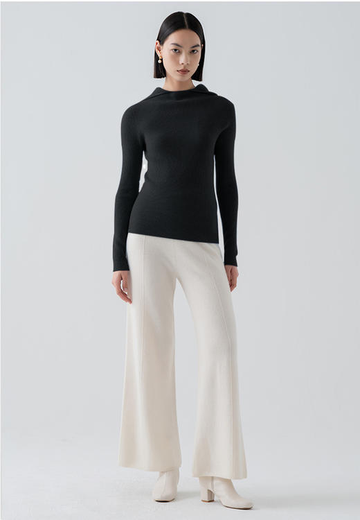 VogoPetite	全成型连帽针织衫100%山羊绒衫	BP131E1112 商品图5