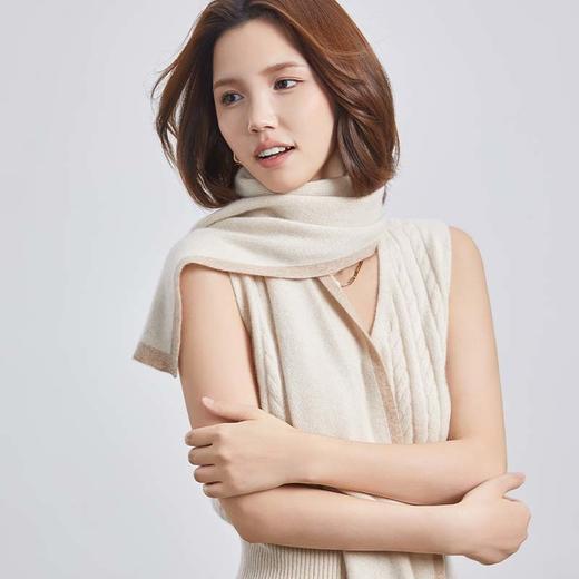 VogoPetite	男女通用保暖100%山羊绒围巾	BP141E0006 商品图0