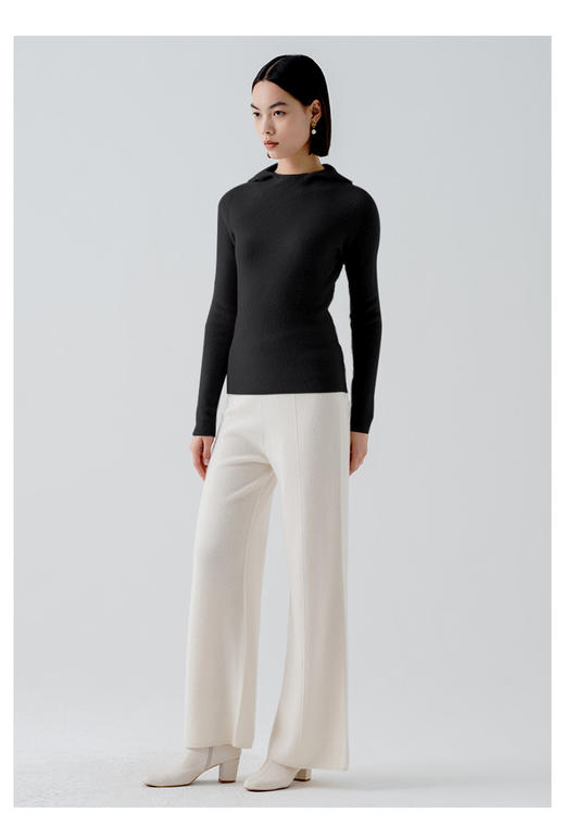 VogoPetite	全成型连帽针织衫100%山羊绒衫	BP131E1112 商品图3