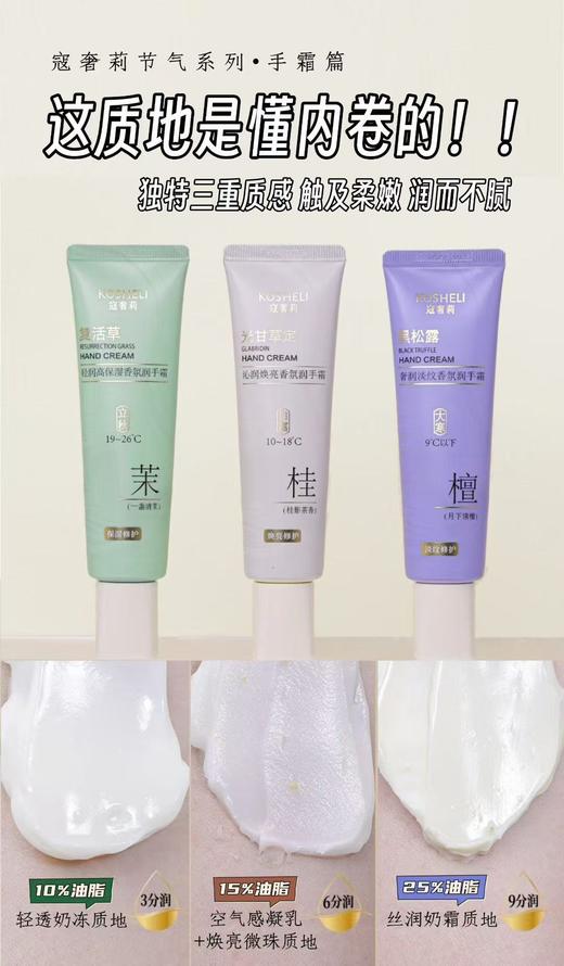 蔻奢莉润手霜（一盏清茶）60g 商品图0