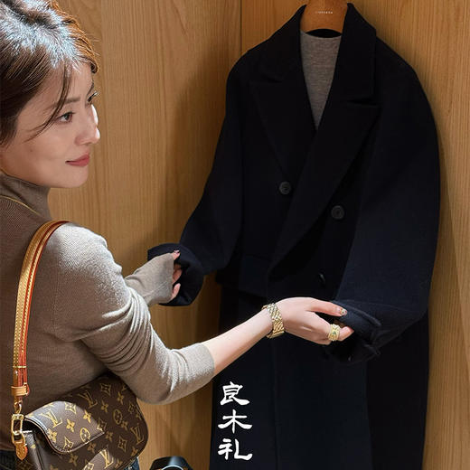 【特价不退换】【现货】良木礼山羊绒长款大衣（2681） 商品图6