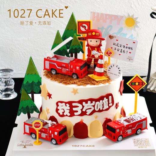 1027CAKE | 消防员 消防车主题 商品图0