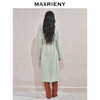 【商场同款】MAXRIENY豆绿流苏盘扣羊毛大衣女24冬保暖外套中长款(货号:MC85CT510) 商品缩略图3