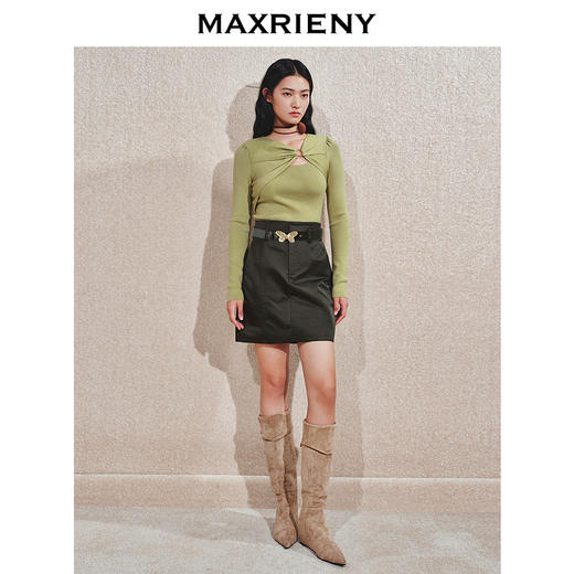 玛克门店发货：压褶半裙货号:(MC85SK509) 商品图0