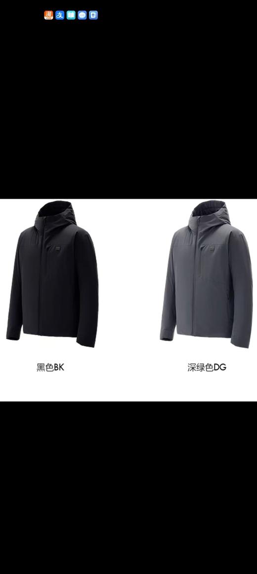 KL家冬多口袋轻量羽绒服防风防泼水透湿鹅绒夹克 商品图3