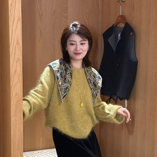 【特价不退换】【预售7天】良木礼山羊绒上衣（D25102312F） 商品图3