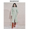 【商场同款】MAXRIENY豆绿流苏盘扣羊毛大衣女24冬保暖外套中长款(货号:MC85CT510) 商品缩略图2