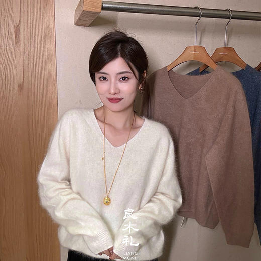 【特价不退换】良木礼V领羊毛衫（D25102720） 商品图0