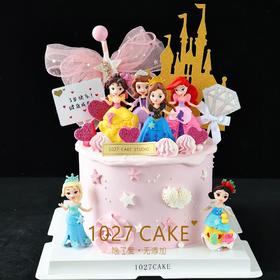 1027CAKE | 公主主题蛋糕 粉色系