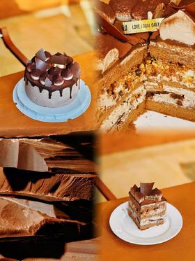 10倍浓郁脏可可炸弹· 奶油蛋糕