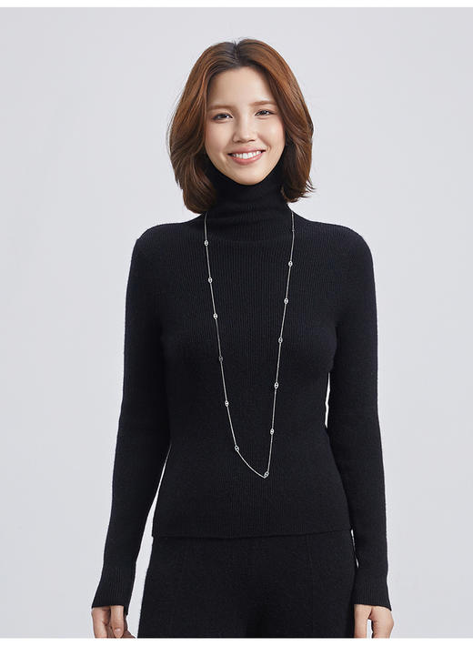 VogoPetite	堆堆领打底衫100%山羊绒针织衫	BP133E1706 商品图5