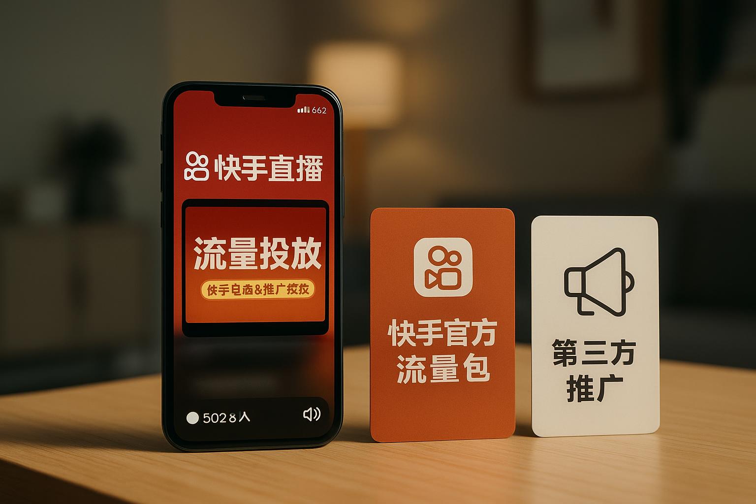 快手官方流量包投放怎么操作？