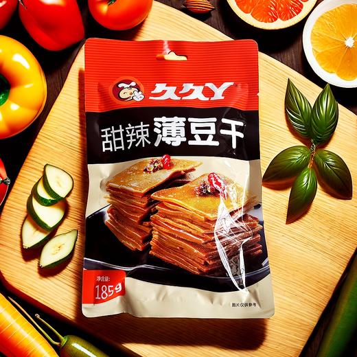 久久丫甜辣薄豆干185g 商品图2