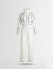Fusalp - CLARISSE METAL - Metallic Silver/Neige - 女装 - 连体滑雪服 - 金属银/白色 商品缩略图0