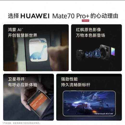 HUAWEI Mate70Pro+ 鸿蒙AI 高亮钛玄武架构 商品图1