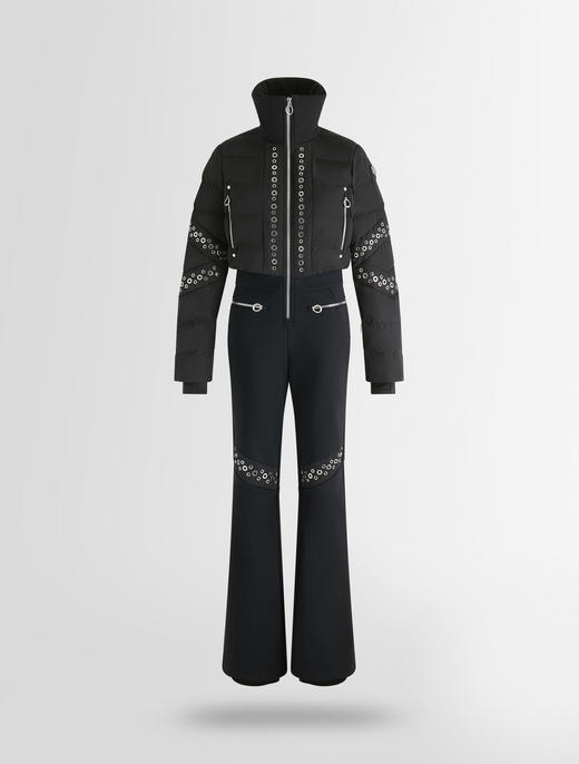 Fusalp - CLARISSE EYELET - Noir - 女装 - 连体滑雪服 - 黑色 商品图0