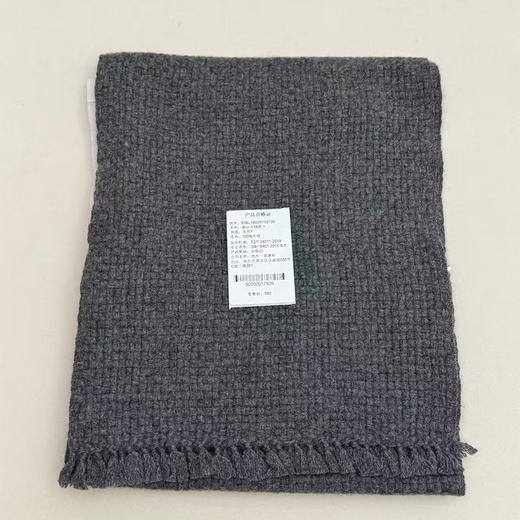 【预售7天|不退不换】良木礼编织羊绒围巾（D25102729） 商品图1