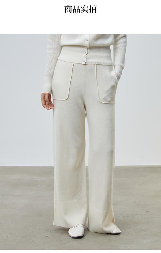 VogoPetite	松紧腰休闲阔腿裤100%山羊绒	BP131E3107 商品图6