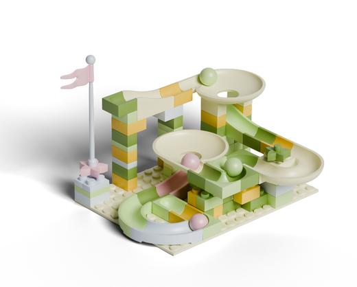 【积分兑换】儿童滑道积木 商品图0