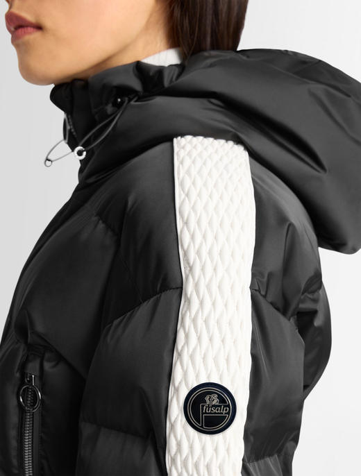 Fusalp - JENKO - Noir/Neige - 女装 - 连体滑雪服 - 黑色/白色 商品图9