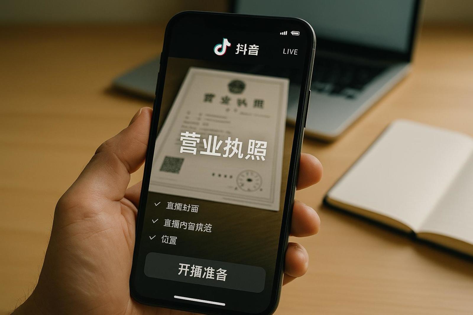 在抖音直播卖货需要哪些手续?