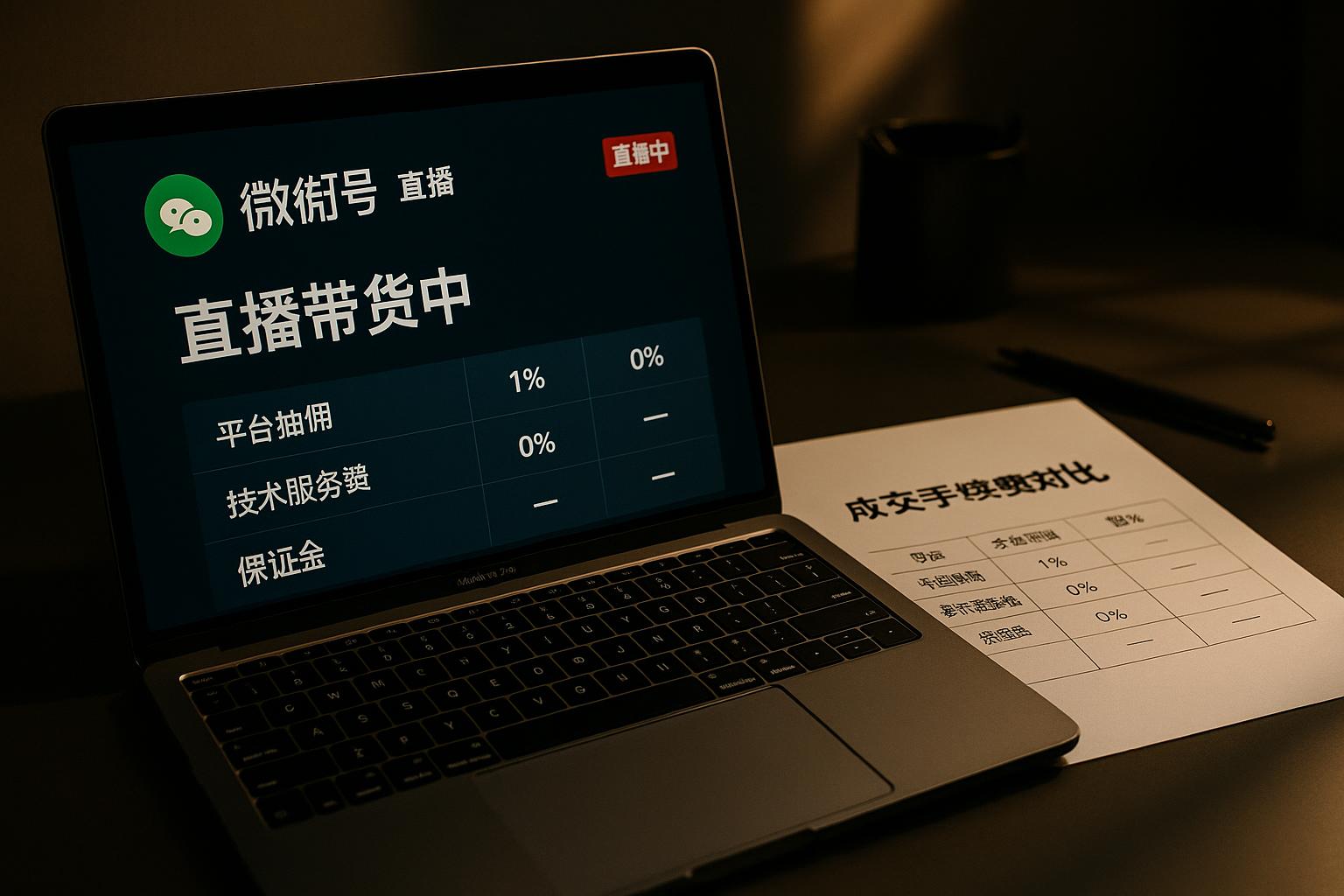 微信视频号直播卖货要不要缴纳手续费？