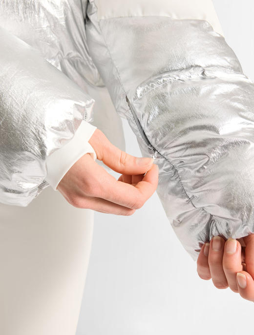 Fusalp - CHARLOY METAL - Metallic Silver - 女装 - 滑雪夹克 - 金属银 商品图7