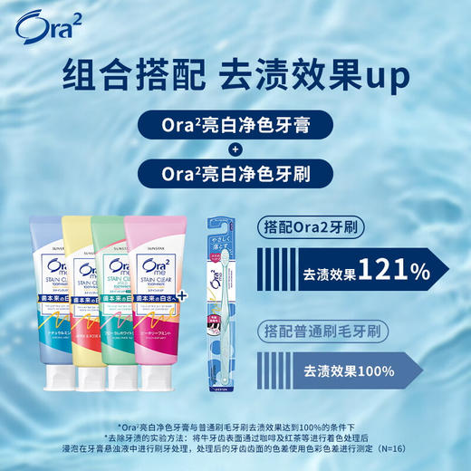 皓乐齿ora2 亮白净色精致牙膏140g 商品图1