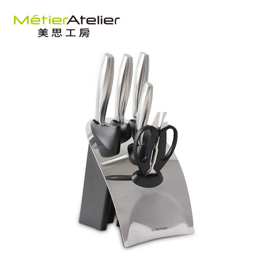 美思工坊不锈钢厨房刀具6件套装 商品图0