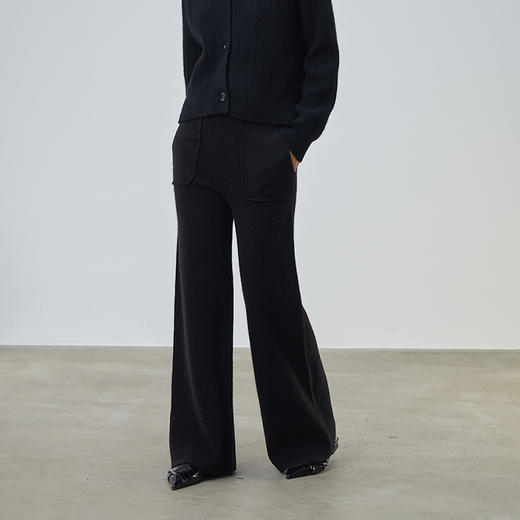 VogoPetite	松紧腰休闲阔腿裤100%山羊绒	BP131E3107 商品图4