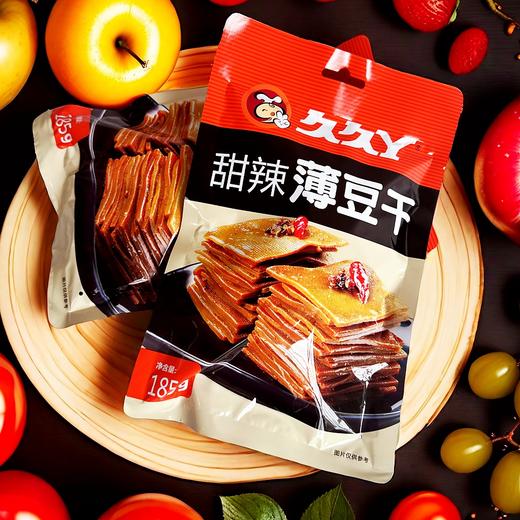 久久丫甜辣薄豆干185g 商品图1