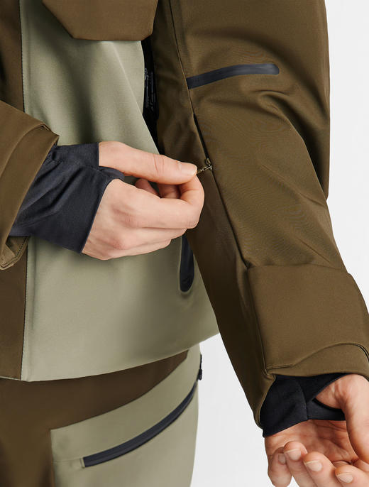 Fusalp - JOHN - Cobra/Laurel/Neige - 男装 - 滑雪夹克 - 深棕色/灰绿色/白色 商品图5