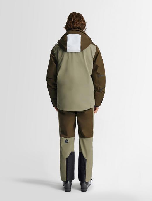 Fusalp - JOHN - Cobra/Laurel/Neige - 男装 - 滑雪夹克 - 深棕色/灰绿色/白色 商品图3