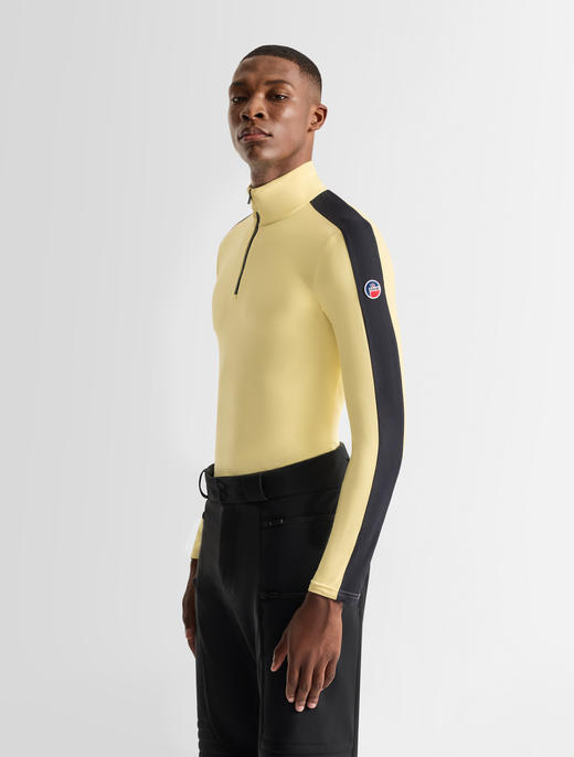 Fusalp - ALPILLE IV - Butter/Noir - 男装 - 速干 - 黄油色/黑色 商品图4