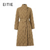 EITIE爱特爱左衽交叠轻薄长款冬季保暖时尚羽绒服8411108 商品缩略图3