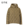 EITIE爱特爱大身条纹绗缝 线迹艺术感十足宽版高领兜帽凸显纤细脖颈H版型羽绒服8411110 商品缩略图0